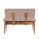 Hanah Home Extendable Dining Table & Chairs Set (5 Pieces) Vina Walnut Stone WalnutStone