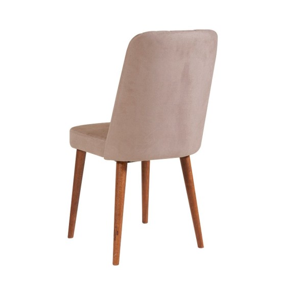 Hanah Home Extendable Dining Table & Chairs Set (5 Pieces) Vina Walnut Stone WalnutStone