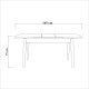 Hanah Home Extendable Dining Table & Chairs Set (5 Pieces) Vina Walnut Stone WalnutStone