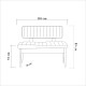 Hanah Home Extendable Dining Table & Chairs Set (5 Pieces) Vina Walnut Stone WalnutStone