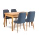 Table & Chairs Set (6 Pieces) Costa Atlantic Navy Blue Atlantic Pine
Navy Blue