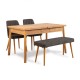 Extendable Dining Table & Chairs Set (4 Pieces) Santiago Atlantice-Anthracite Atlantic Pine
Anthracite Extendable Dining Table & Chairs Set (4 Pieces) Santiago Atlantice-Anthracite Atlantic Pine
Anthracite