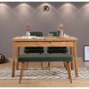 Extendable Dining Table & Chairs Set (4 Pieces) Santiago Atlantice -Green Atlantic Pine
Green