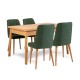 Table & Chairs Set (5 Pieces) Costa Atlantice-Green Atlantic Pine
Green Table & Chairs Set (5 Pieces) Costa Atlantice-Green Atlantic Pine
Green