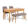 Table & Chairs Set (4 Pieces) Costa Atlantice-Grey Atlantic Pine
Grey