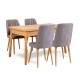 Table & Chairs Set (5 Pieces) Costa Atlantice-Grey Atlantic Pine
Grey Table & Chairs Set (5 Pieces) Costa Atlantice-Grey Atlantic Pine
Grey