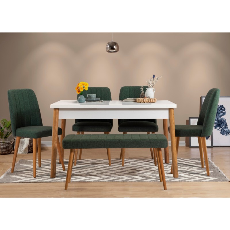 Dining Table Costa Masa Atlantic White Atlantic Pine
White