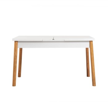 Extendable Dining Table Santiago Masa Atlantic White Atlantic Pine
White