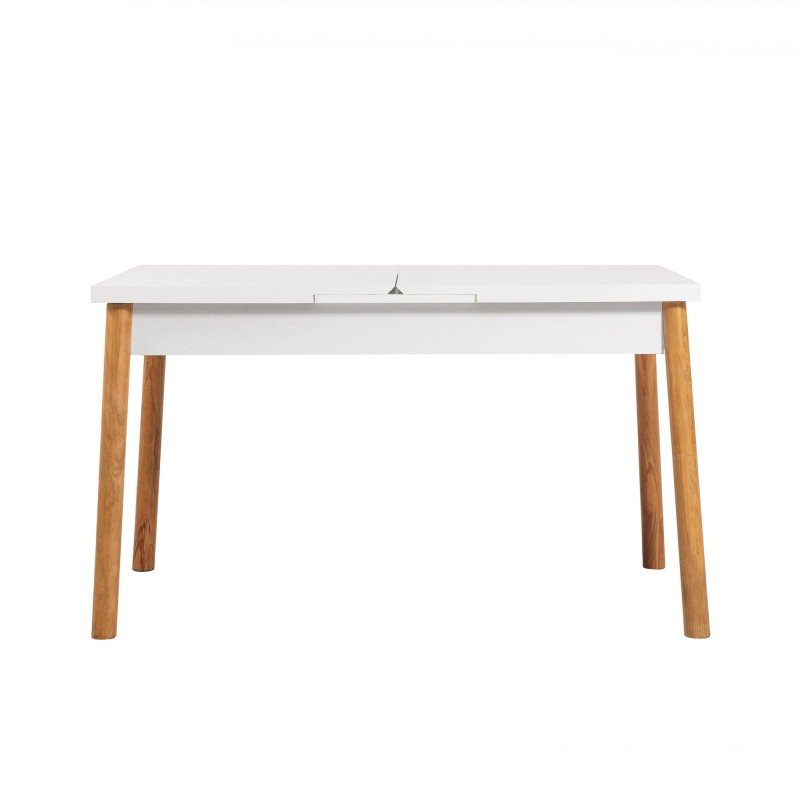 Extendable Dining Table Santiago Masa Atlantic White Atlantic Pine
White