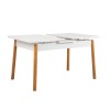 Extendable Dining Table Santiago Masa Atlantic White Atlantic Pine
White