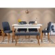 Extendable Dining Table & Chairs Set (6 Pieces) Santiago 1048 - 2 AB Atlantic Pine
Navy Blue Extendable Dining Table & Chairs Set (6 Pieces) Santiago 1048 - 2 AB Atlantic Pine
Navy Blue