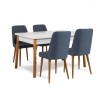 Extendable Dining Table & Chairs Set (6 Pieces) Santiago 1048 - 2 AB Atlantic Pine
Navy Blue
