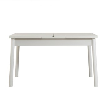 Extendable Dining Table Santiago Masa White White