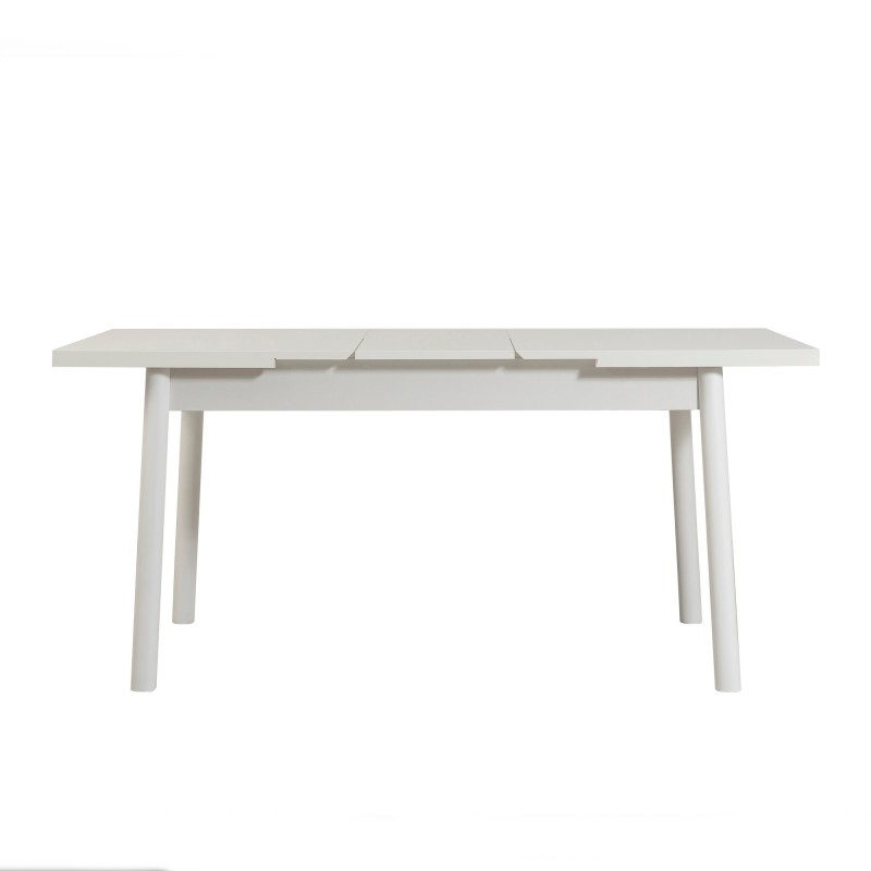 Extendable Dining Table Santiago Masa White White