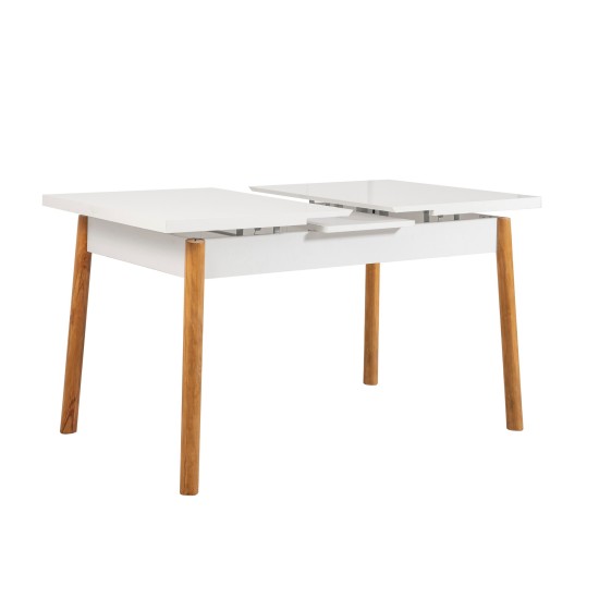 Extendable Dining Table & Chairs Set (6 Pieces) Santiago Atlantic-White Green Atlantic Pine
White
Green