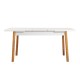 Extendable Dining Table & Chairs Set (6 Pieces) Santiago Atlantic-White Green Atlantic Pine
White
Green