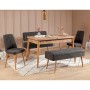 Extendable Dining Table & Chairs Set (5 Pieces) Vina 1053 - 4 - Anthracite, Atlantic Atlantic Pine
Anthracite