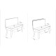 Extendable Dining Table & Chairs Set (5 Pieces) Vina 1053 - 4 - Anthracite, Atlantic Atlantic Pine
Anthracite