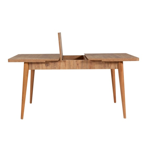Extendable Dining Table & Chairs Set (5 Pieces) Vina 1053 - 4 - Anthracite, Atlantic Atlantic Pine
Anthracite