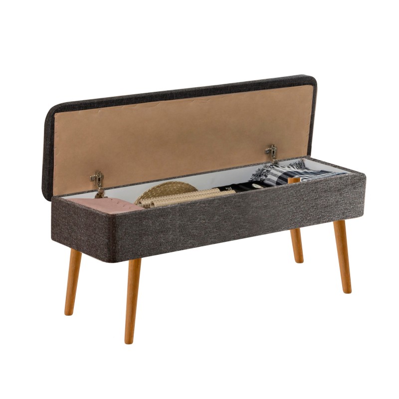 Extendable Dining Table & Chairs Set (5 Pieces) Vina 1053 - 4 - Anthracite, Atlantic Atlantic Pine
Anthracite