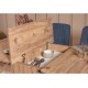 Extendable Dining Table & Chairs Set (5 Pieces) Vina 1048 - 4 - Atlantic, Dark Blue Atlantic Pine
Dark Blue