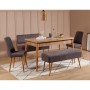 Extendable Dining Table & Chairs Set (5 Pieces) Vina 0701 - 4 - Anthracite, Atlantic Atlantic Pine
Anthracite