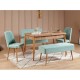 Extendable Dining Table & Chairs Set (5 Pieces) Vina 0701 - 4 - Atlantic, Green Atlantic Pine
Pistachio Green Extendable Dining Table & Chairs Set (5 Pieces) Vina 0701 - 4 - Atlantic, Green Atlantic Pine
Pistachio Green