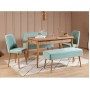 Extendable Dining Table & Chairs Set (5 Pieces) Vina 0701 - 4 - Atlantic, Green Atlantic Pine
Pistachio Green