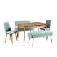 Extendable Dining Table & Chairs Set (5 Pieces) Vina 0701 - 4 - Atlantic, Green Atlantic Pine
Pistachio Green Extendable Dining Table & Chairs Set (5 Pieces) Vina 0701 - 4 - Atlantic, Green Atlantic Pine
Pistachio Green
