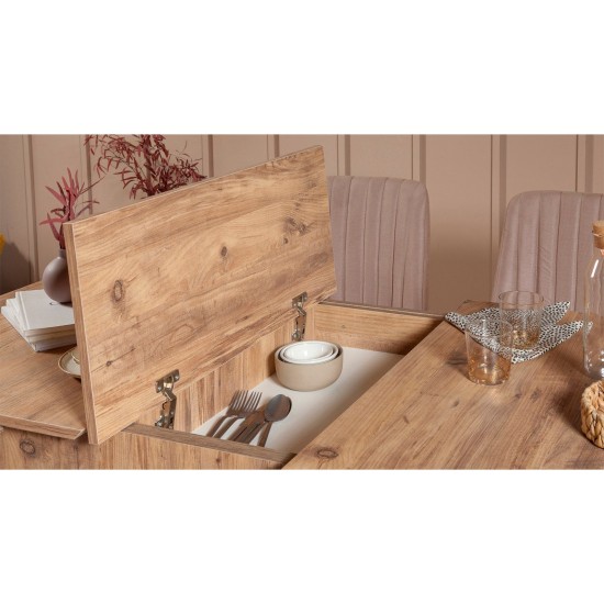 Extendable Dining Table & Chairs Set (5 Pieces) Vina 0900 - 4 - Atlantic, Stone Atlantic Pine
Stone Extendable Dining Table & Chairs Set (5 Pieces) Vina 0900 - 4 - Atlantic, Stone Atlantic Pine
Stone