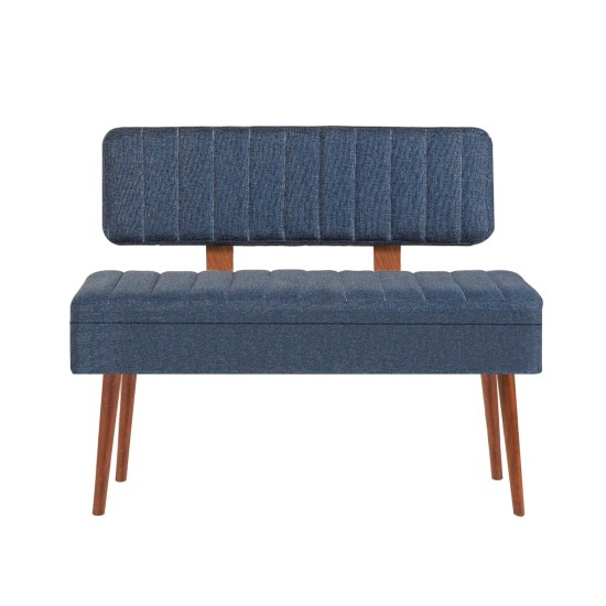 Extendable Dining Table & Chairs Set (5 Pieces) Vina 1048 - 4 - Walnut, Dark Blue Walnut
Dark Blue
