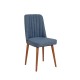 Extendable Dining Table & Chairs Set (5 Pieces) Vina 1048 - 4 - Walnut, Dark Blue Walnut
Dark Blue