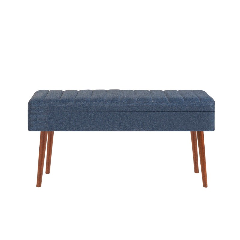 Extendable Dining Table & Chairs Set (5 Pieces) Vina 1048 - 4 - Walnut, Dark Blue Walnut
Dark Blue