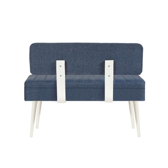 Extendable Dining Table & Chairs Set (5 Pieces) Vina 1048 - 4 - White, Dark Blue White
Dark Blue Extendable Dining Table & Chairs Set (5 Pieces) Vina 1048 - 4 - White, Dark Blue White
Dark Blue