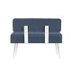 Extendable Dining Table & Chairs Set (5 Pieces) Vina 1048 - 4 - White, Dark Blue White
Dark Blue Extendable Dining Table & Chairs Set (5 Pieces) Vina 1048 - 4 - White, Dark Blue White
Dark Blue