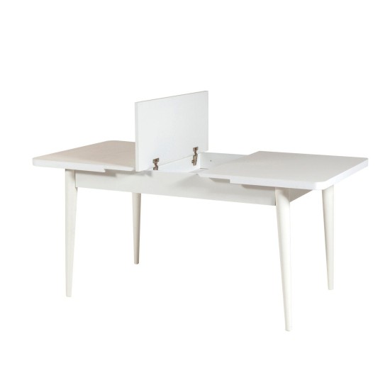 Extendable Dining Table & Chairs Set (5 Pieces) Vina 0701 - 4 - White, Grey White
Grey Extendable Dining Table & Chairs Set (5 Pieces) Vina 0701 - 4 - White, Grey White
Grey