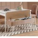 Extendable Dining Table & Chairs Set (5 Pieces) Vina 0900 - 4 - White, Stone White
Stone