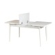 Extendable Dining Table & Chairs Set (5 Pieces) Vina 0900 - 4 - White, Stone White
Stone
