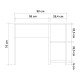 Study Desk Mundus - White White