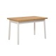 Extendable Dining Table Oliver Open - Karina White White Extendable Dining Table Oliver Open - Karina White White