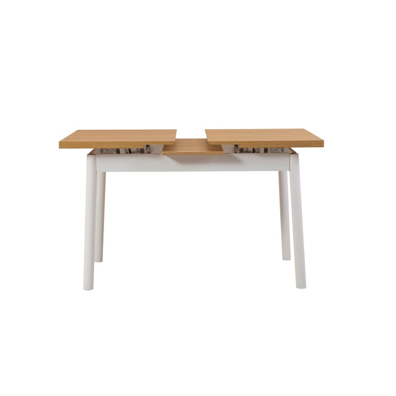 Extendable Dining Table Oliver Open - Karina White White