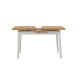 Extendable Dining Table Oliver Open - Karina White White Extendable Dining Table Oliver Open - Karina White White