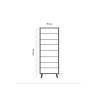 Shoe Cabinet Vegas - B 957 White