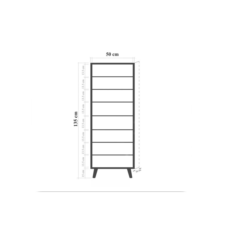 Shoe Cabinet Vegas - B 957 White