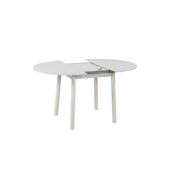 Extendable Dining Table Oliver - White White Extendable Dining Table Oliver - White White