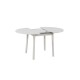 Extendable Dining Table Oliver - White White Extendable Dining Table Oliver - White White
