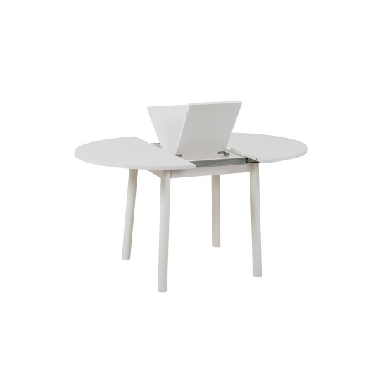 Extendable Dining Table Oliver - White White Extendable Dining Table Oliver - White White