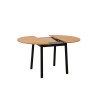 Extendable Dining Table Oliver - Oak, Black Oak
Black