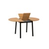 Extendable Dining Table Oliver - Oak, Black Oak
Black