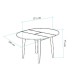 Extendable Dining Table Oliver - Oak, White Oak
White